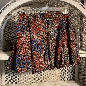 Urban Outfitters floral mini skirt
